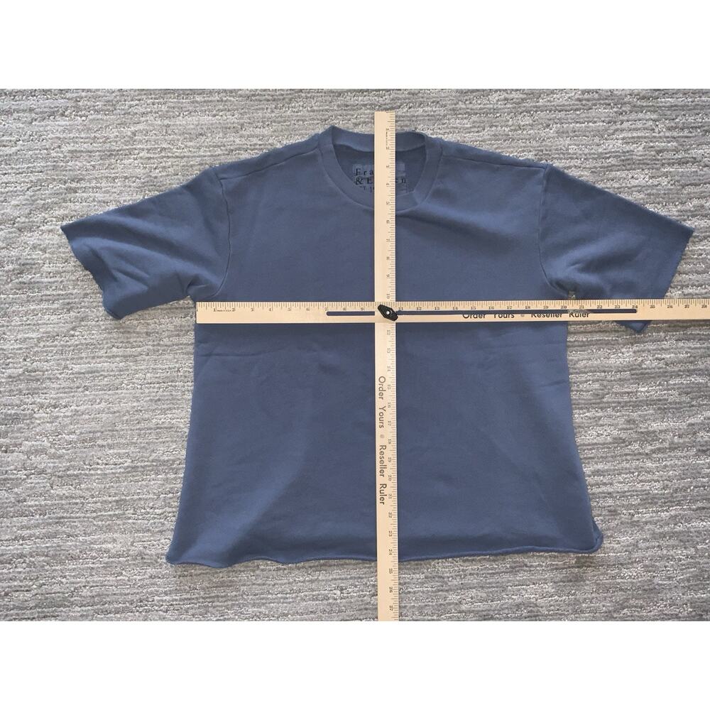 Frank & Eileen Oversized Sweatshirt Tee in Teal Blue Size XS - Picture 3 of 4